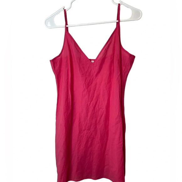 Johnny Was Devere Breezy Dress In Pink Plaid Embroidered Size Medium - Picture 9 of 11